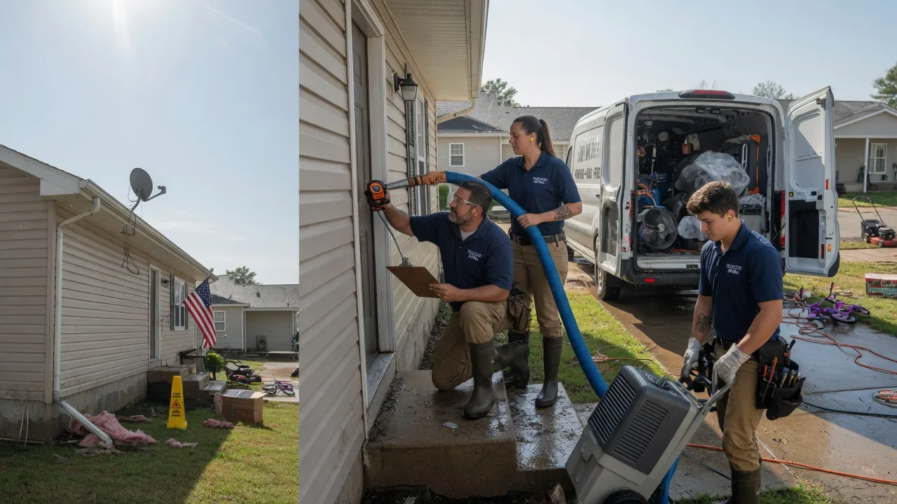 Ceiling Water Damage Restoration in Portage, ME near me
